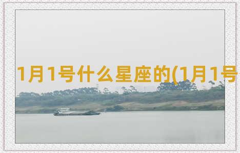 1月1号什么星座的(1月1号什么星座)