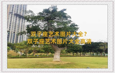 双子座艺术图片大全？双子座艺术图片大全高清