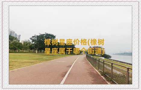 橡树星座价格(橡树星座属于哪个街道)